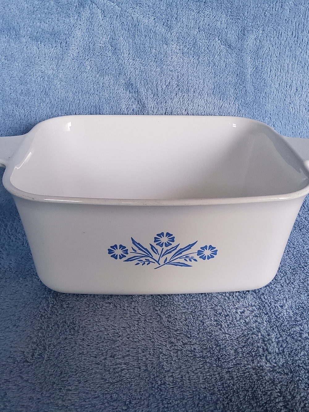 Vintage Corning Ware Blue Cornflower Casserole Dish 1.5 Qt P-4-B Cottagecore